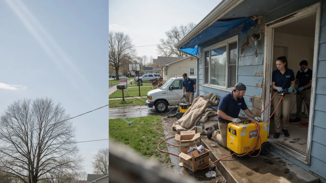 Basement Flood Cleanup in Fithian, IL near me